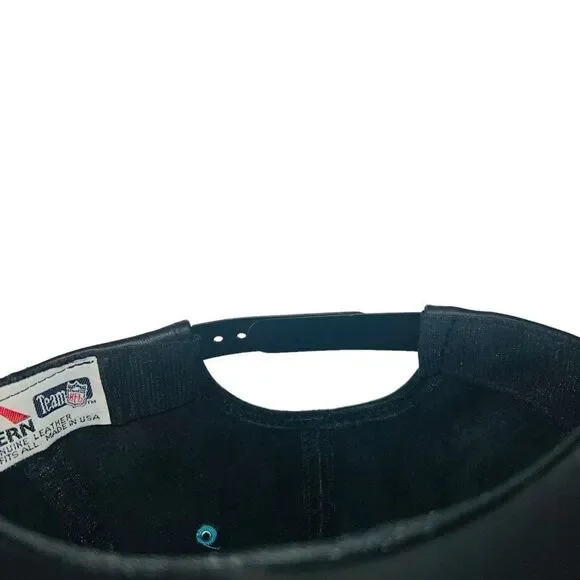 Vintage Modern Carolina Panthers 90's Leather Snapback Hat OS